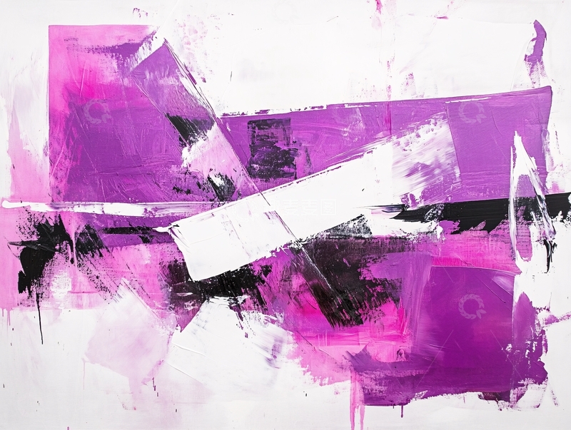 高清大图下载【趣麦麦图】紫色抽象画