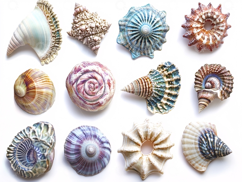 高清大图下载【趣麦麦图】高清贝壳贴图