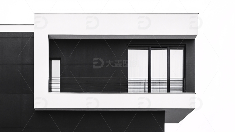 黑白灰极简地产1