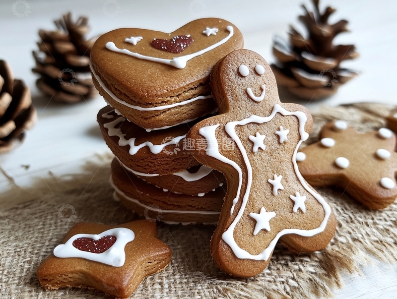 高清大图下载【趣麦麦图】翻糖饼干