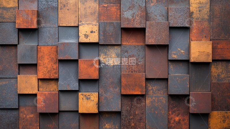 高清大图下载【趣麦麦图】立体感墙壁立体墙面2