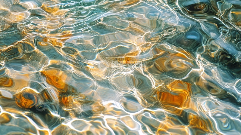 高清大图下载【趣麦麦图】金光水纹