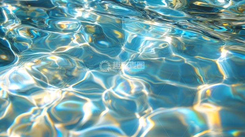高清大图下载【趣麦麦图】阳光水波纹