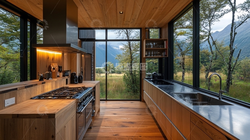 高清大图下载【趣麦麦图】山景厨房1