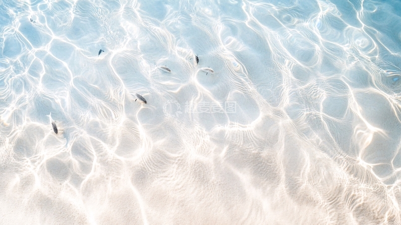 高清大图下载【趣麦麦图】阳光下的水纹