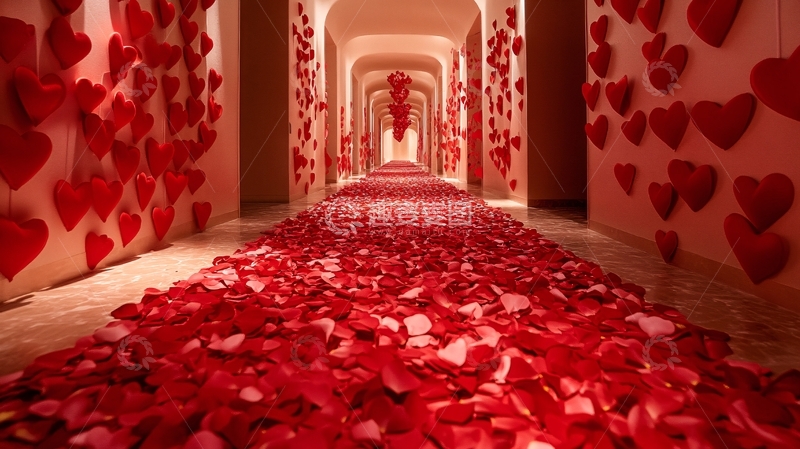 高清大图下载【趣麦麦图】心形拱廊