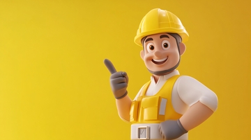 卡通开心工匠头像8