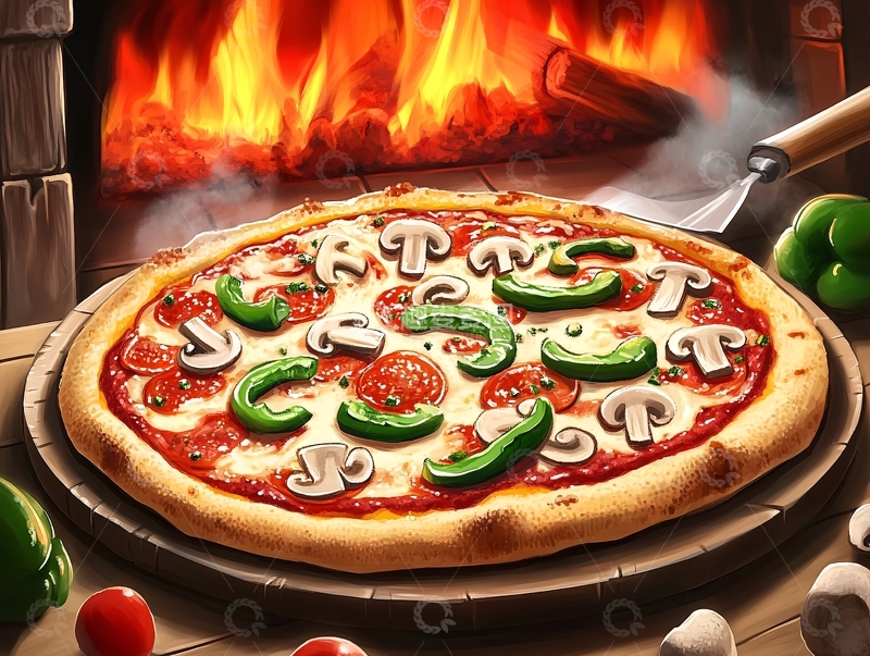 高清大图下载【趣麦麦图】披萨连锁店