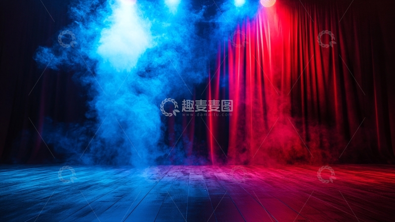 高清大图下载【趣麦麦图】烟雾密境舞台