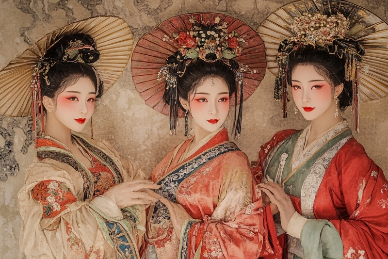 高清大图下载【趣麦麦图】汉服拍照化妆2