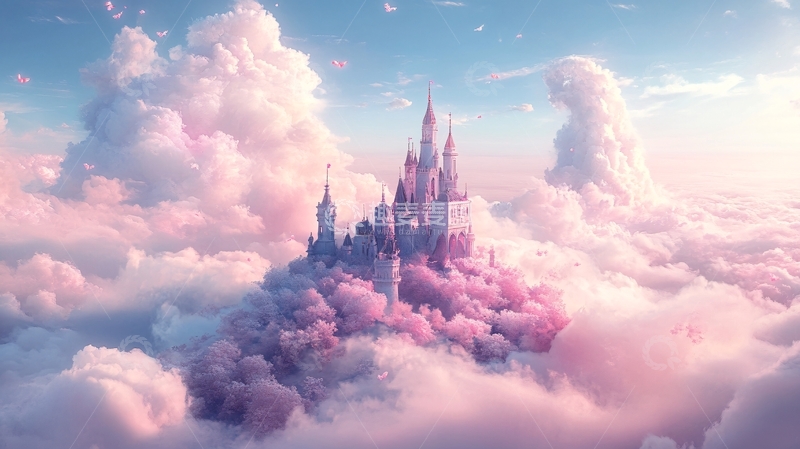 高清大图下载【趣麦麦图】云雾般的粉色虚幻6