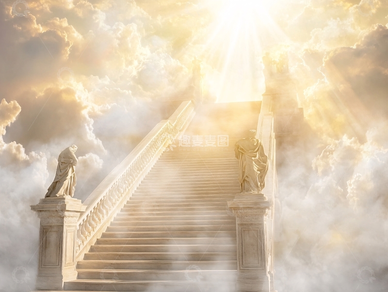 高清大图下载【趣麦麦图】通往天堂的楼梯