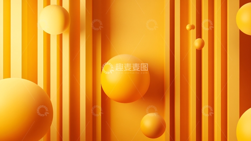 高清大图下载【趣麦麦图】橙色立体感渐变背景图