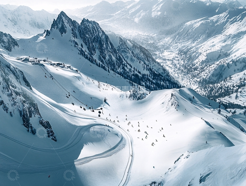 高清大图下载【趣麦麦图】滑雪壁纸