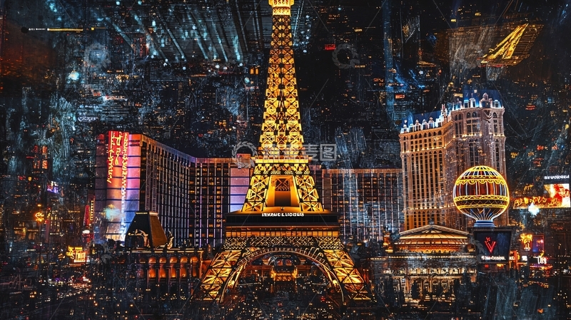 高清大图下载【趣麦麦图】梦幻巴黎