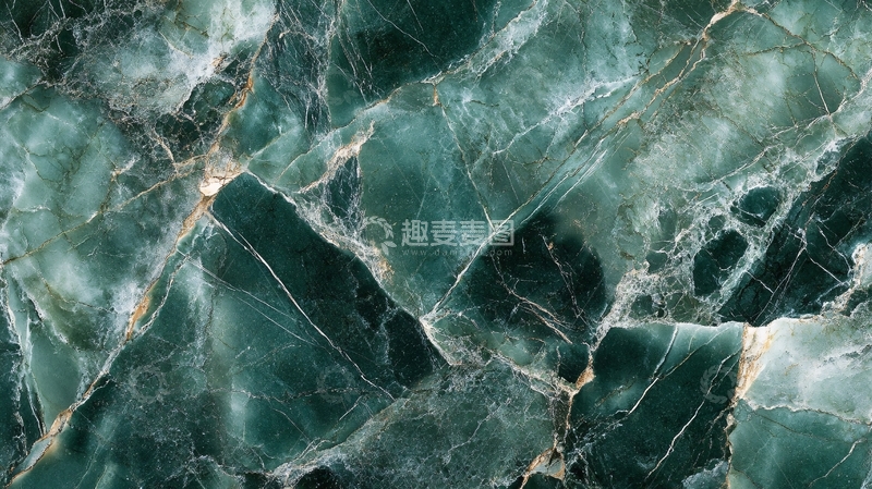 高清大图下载【趣麦麦图】高清绿蓝大理石纹石材