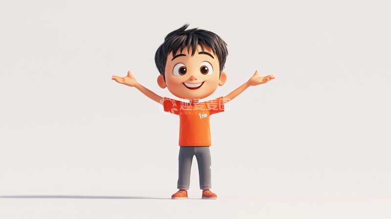 高清大图下载【趣麦麦图】男孩形象14