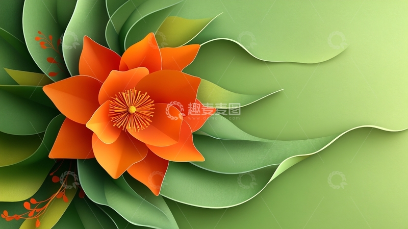 高清大图下载【趣麦麦图】手绘创意百花壁纸