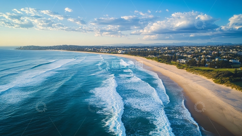 高清大图下载【趣麦麦图】澳洲海岸线航拍