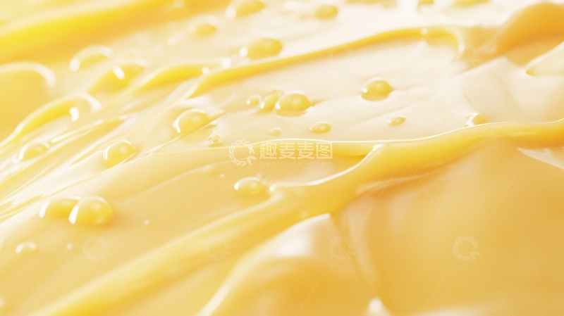 高清大图下载【趣麦麦图】-黄色流体