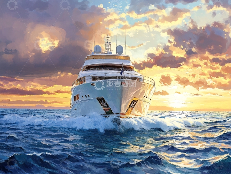 高清大图下载【趣麦麦图】轮船效果图