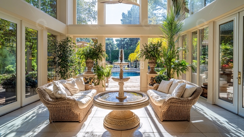 高清大图下载【趣麦麦图】阳光门廊