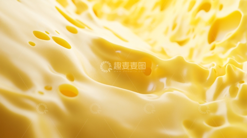 高清大图下载【趣麦麦图】-流体金色背景