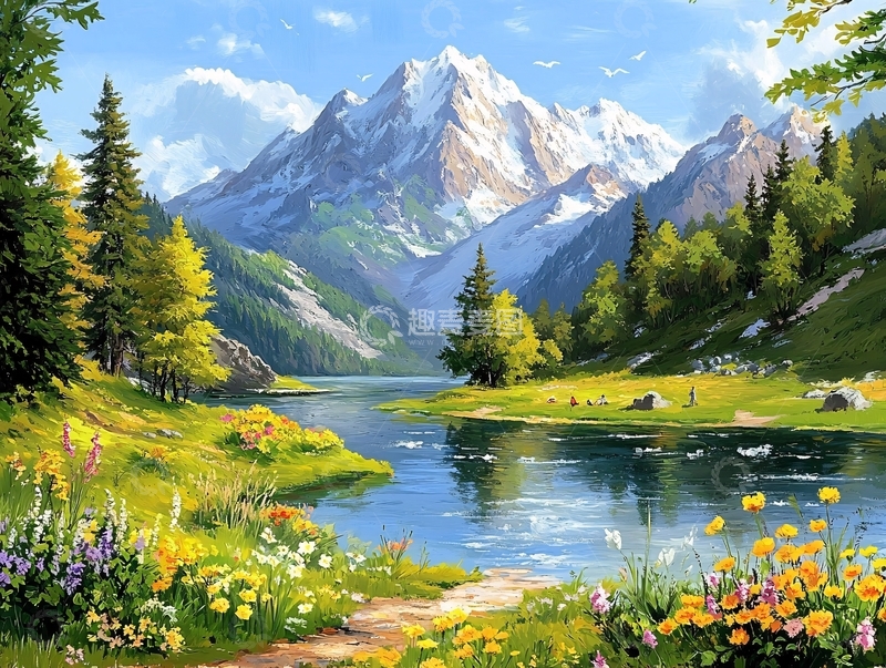 高清大图下载【趣麦麦图】宽屏风景画28