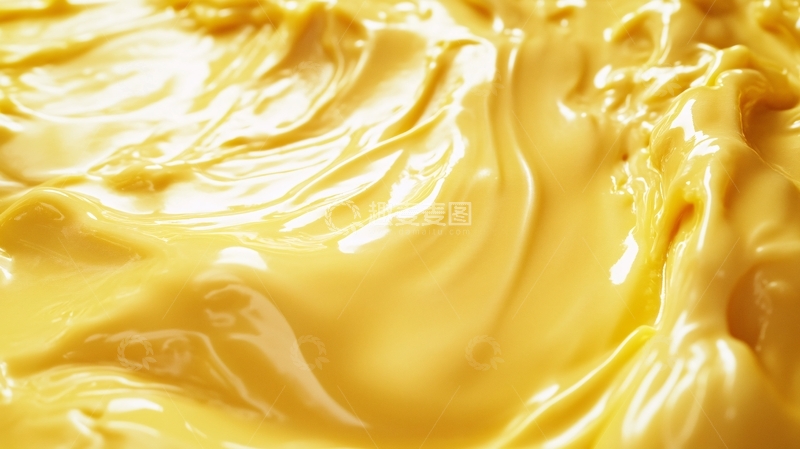 高清大图下载【趣麦麦图】金色抽象流体纹理背景14