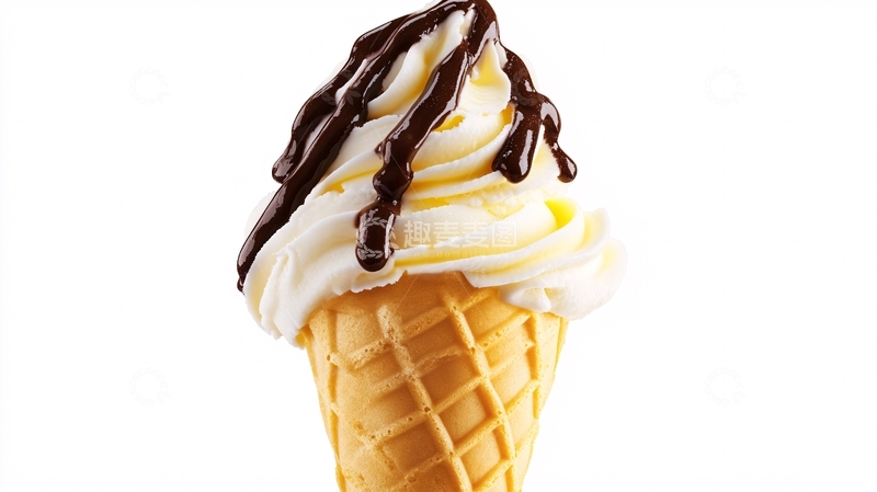 高清大图下载【趣麦麦图】麦当劳甜筒冰淇淋