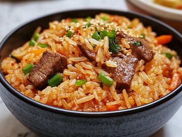 麻麻辣辣牛肉炒饭1