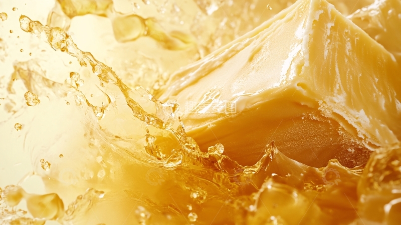 高清大图下载【趣麦麦图】正在结晶的蜂蜜