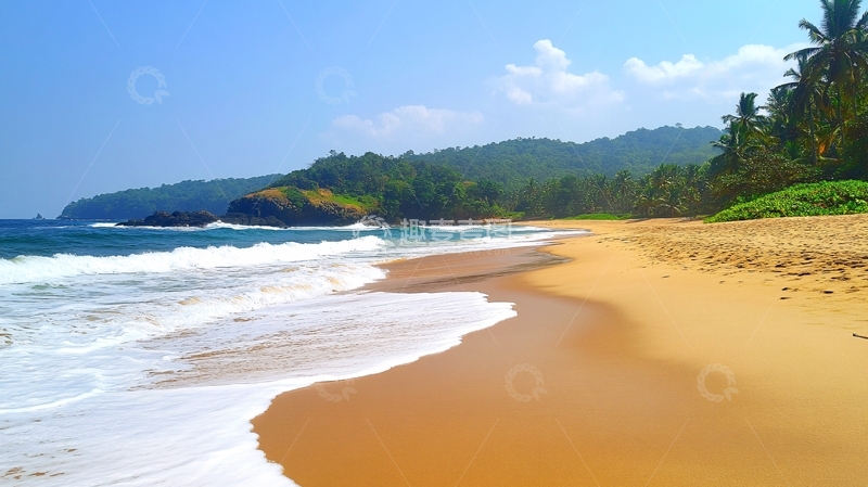 高清大图下载【趣麦麦图】斯里兰卡海滩