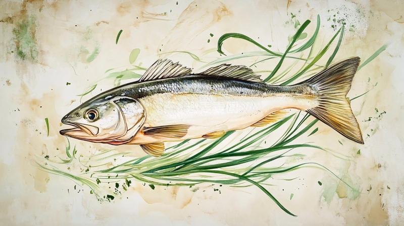 高清大图下载【趣麦麦图】鲈鱼海报素材1