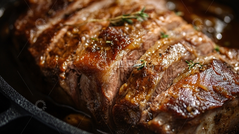 高清大图下载【趣麦麦图】干邑香草烤牛肋骨