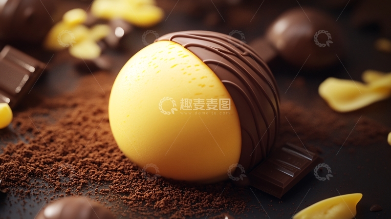 高清大图下载【趣麦麦图】渲染巧克力18