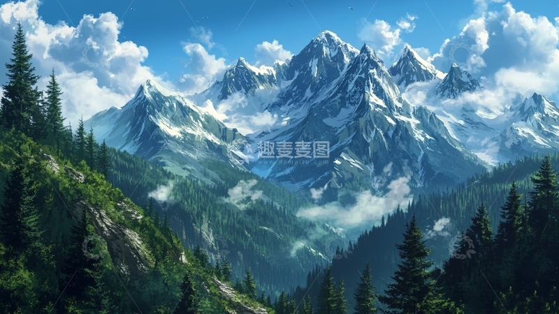 高清大图下载【趣麦麦图】宽屏风景画30