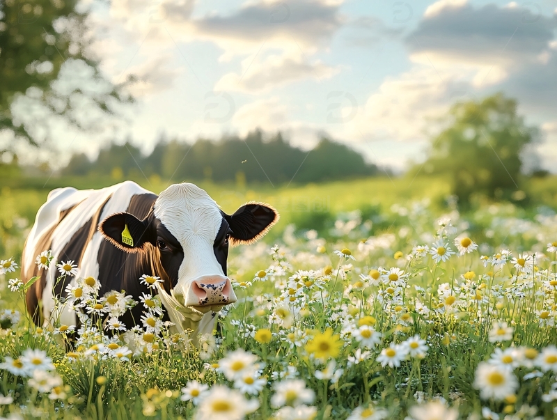 高清大图下载【趣麦麦图】高清奶牛图片