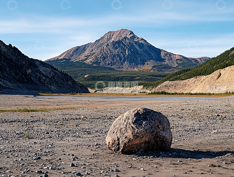 高清大图下载【趣麦麦图】冰碛石乱石堆