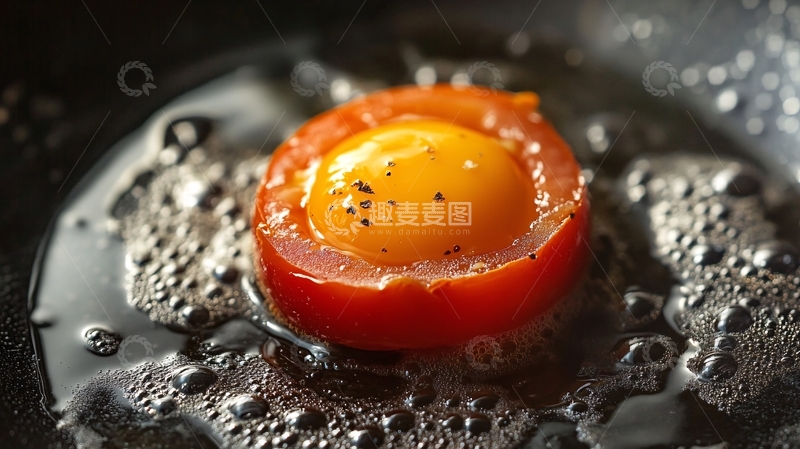 高清大图下载【趣麦麦图】番茄焗蛋