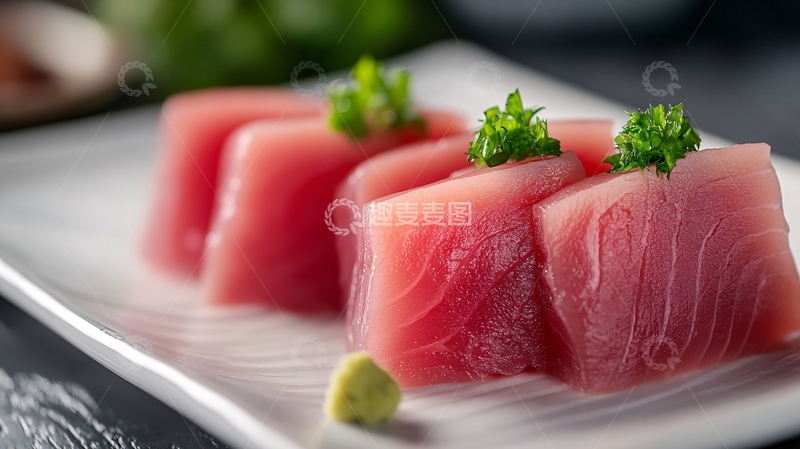 高清大图下载【趣麦麦图】美味金枪鱼刺身1