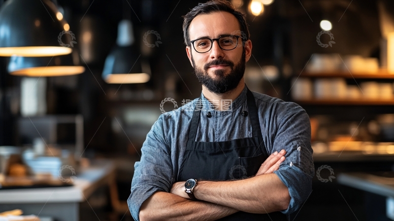 高清大图下载【趣麦麦图】米其林一星主厨1