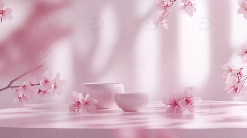 禅意禅境意境桃花