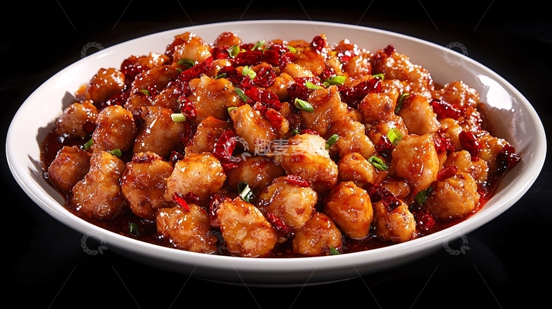 高清大图下载【趣麦麦图】辣爆鱼榄