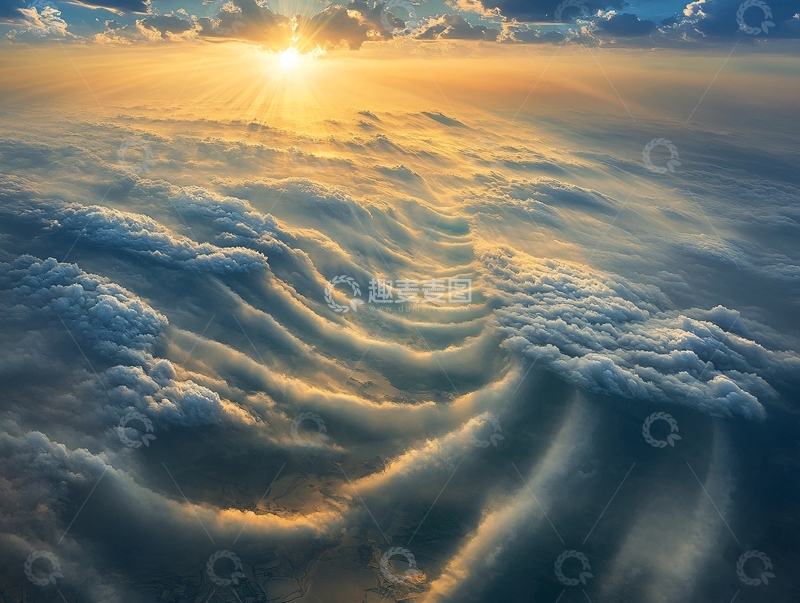 高清大图下载【趣麦麦图】全景云海图