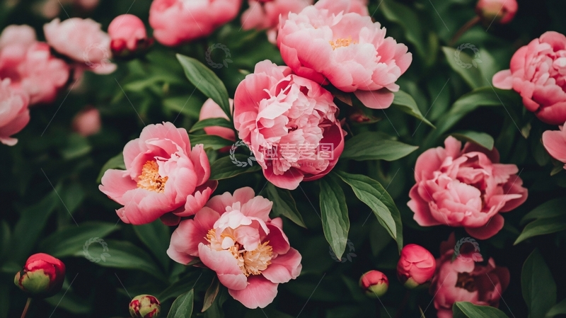 高清大图下载【趣麦麦图】芍药鲜花背景