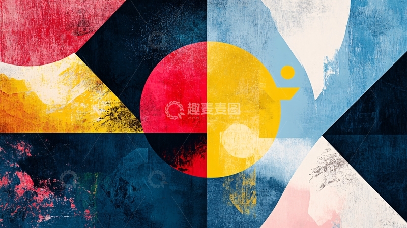高清大图下载【趣麦麦图】爆款抽象组合画