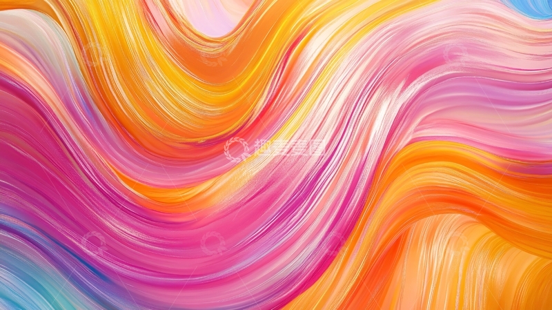 高清大图下载【趣麦麦图】曲线线条流体纹理