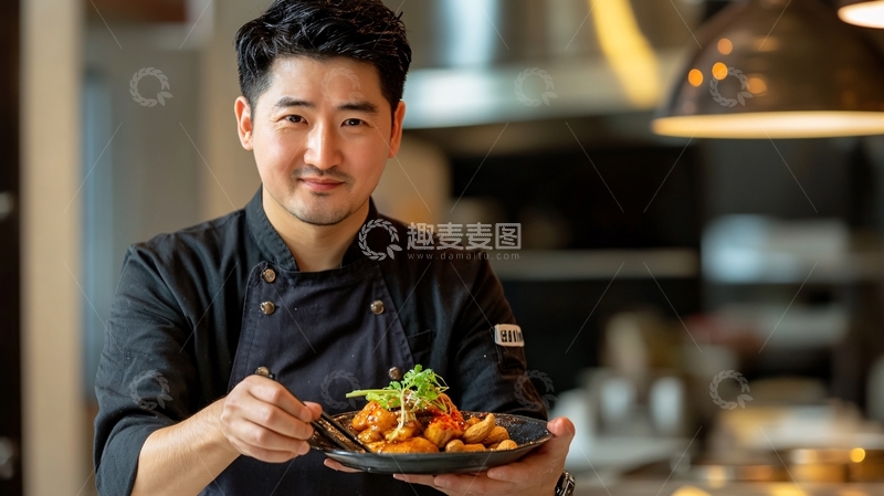 高清大图下载【趣麦麦图】米其林一星主厨