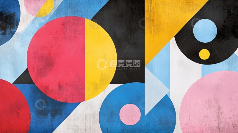 高清大图下载【趣麦麦图】圆圈圆饼墙纸6